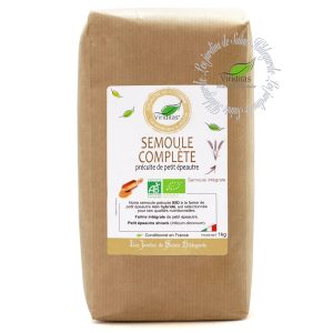 SEMOULE PRECUITE PEI BIO 1KG*
