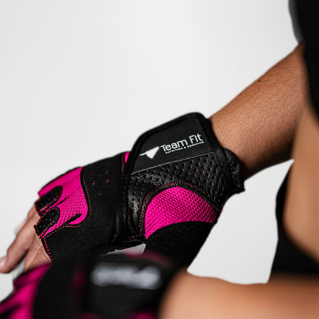 GANTS DE MUSCULATION – Rose – TeamFit