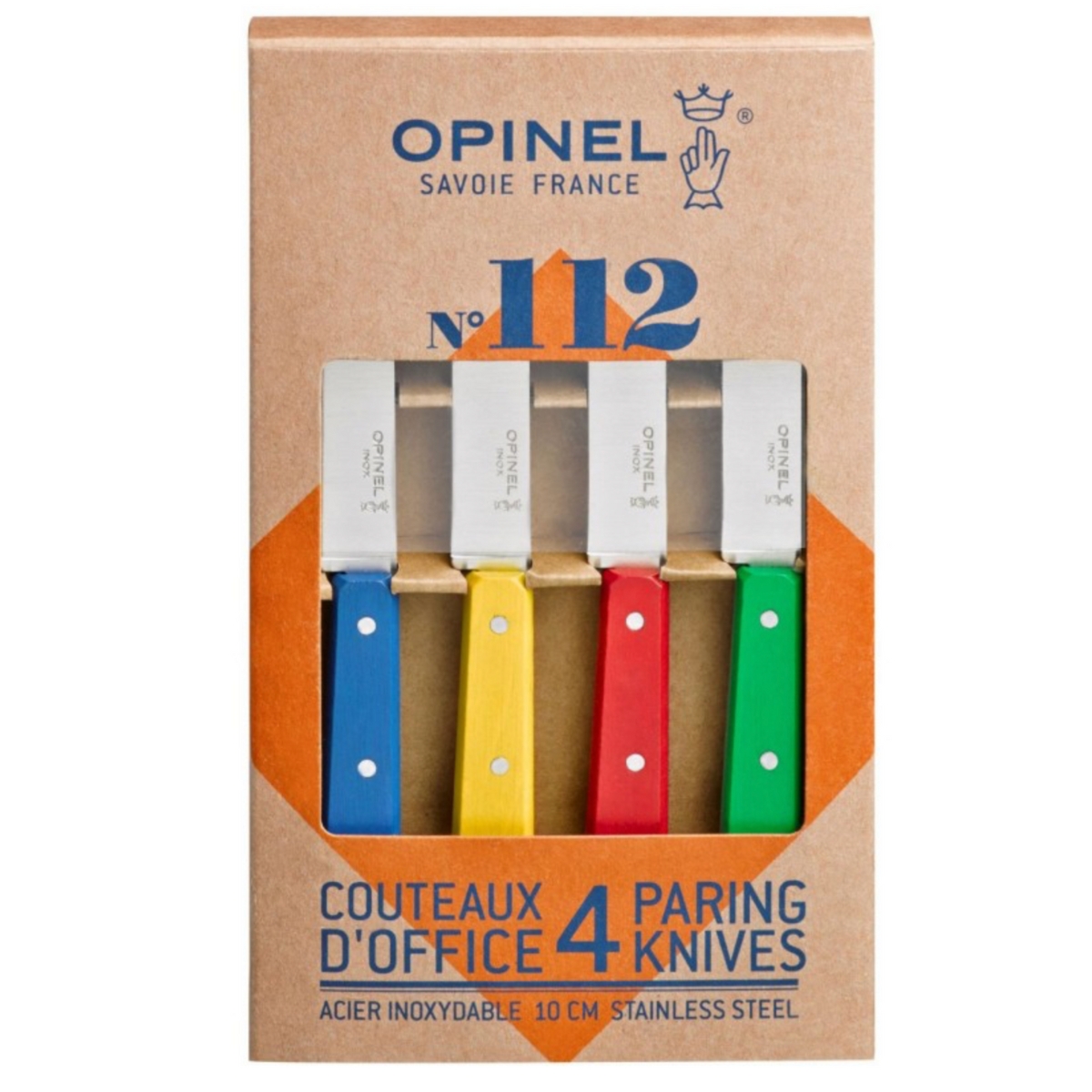 Coffret de 4 Couteaux d’Office n°112 – OPINEL