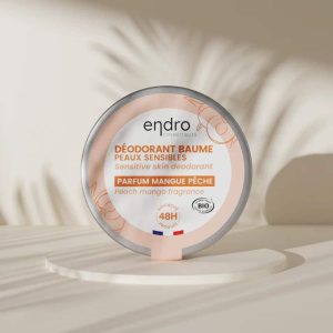 Déodorant de voyage solide « peaux sensibles » BIO – Mangue pêche