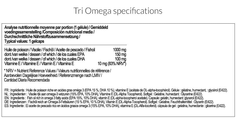 TRI OMEGA 1000 – Addict Sport Nutrition (100 caps) – Image 2