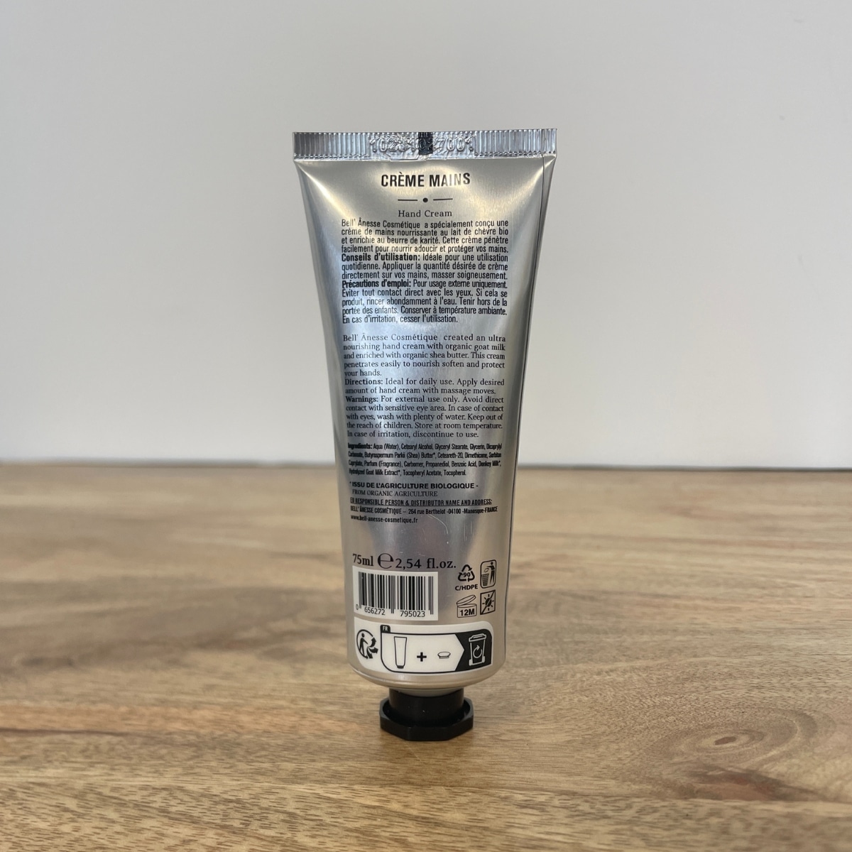 Crème de main au lait de chèvre bio 75 ml – Image 2