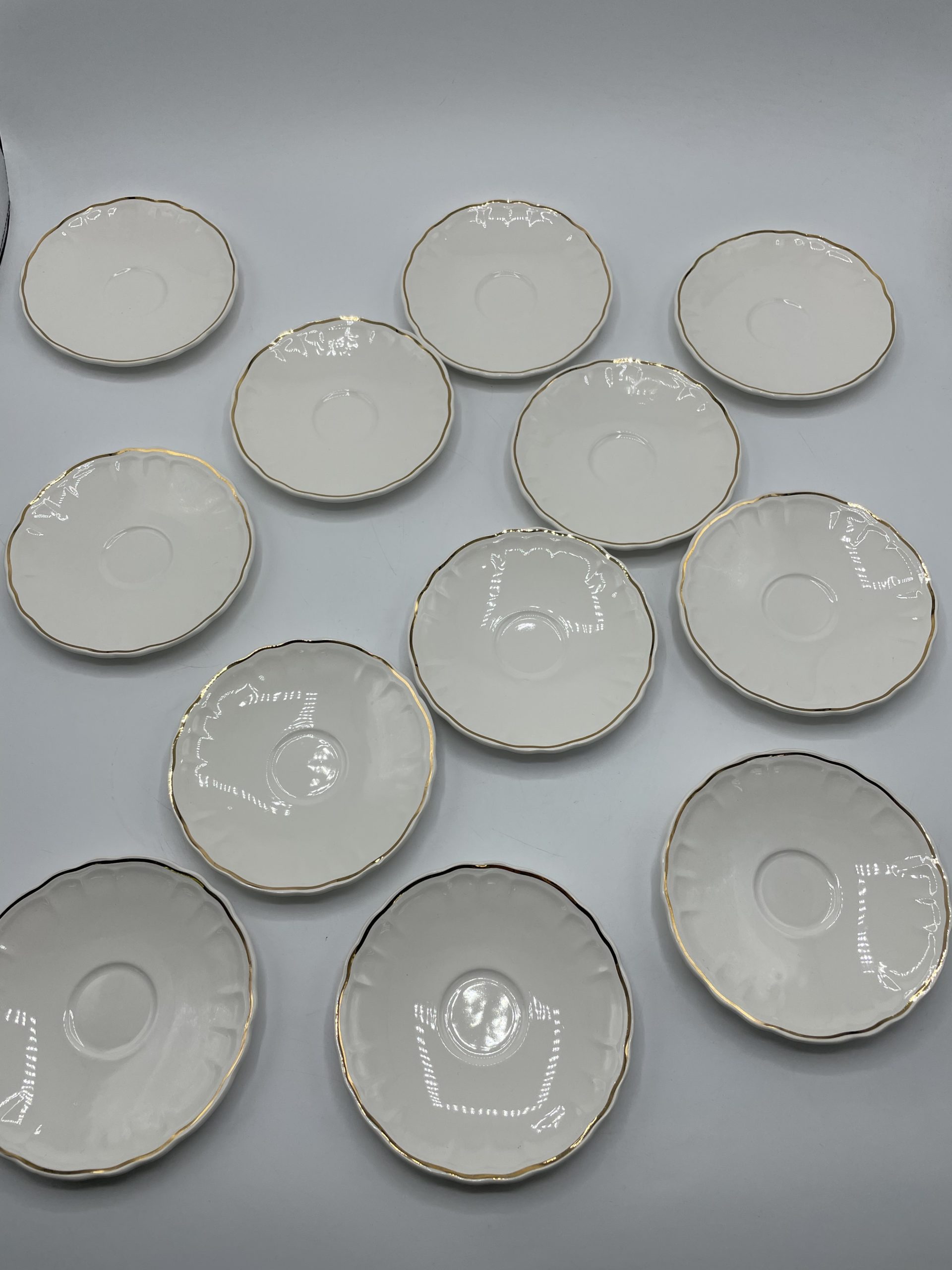 Service à thé vintage complet 30 pièces Salins France Briare – Image 7