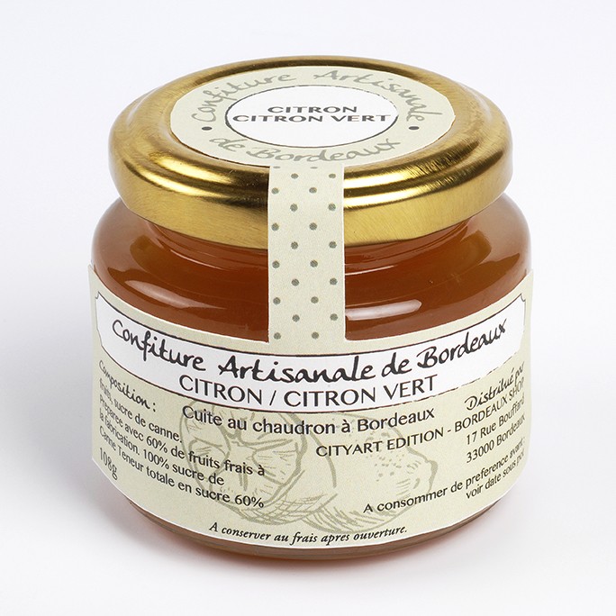 Confiture artisanale de Bordeaux – Citron-Citron vert