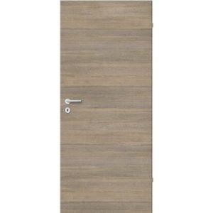 Porte de chambre CPL Lärche Smoke quer Holznachb. 73,5 cm x 198,5 cm Anschlag R