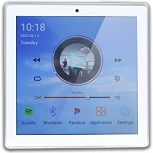 GYZCZX Écran Tactile WiFi Audio Panneau Mural Amplificateur Home cinéma Intelligent Cinéma Bluetooth Système de Musique sans Fil USB (Color : A)