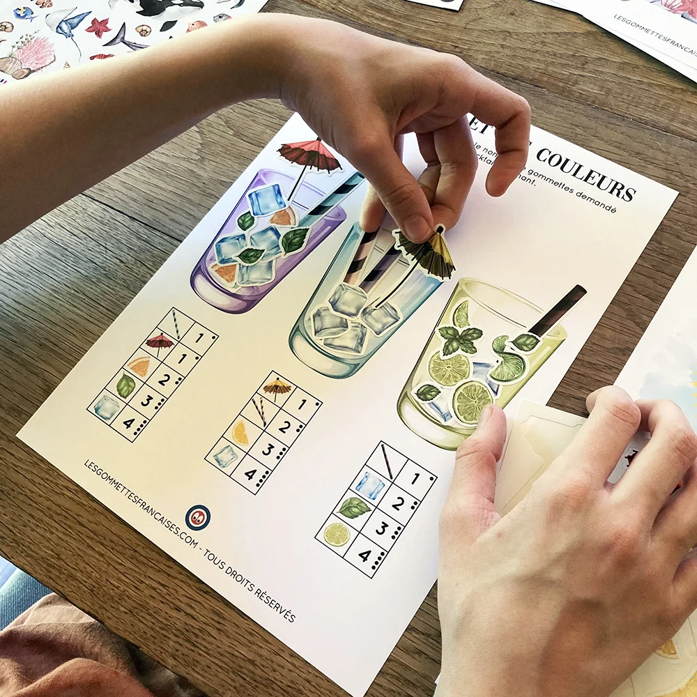 Fichier d’activités de l’été avec gommettes – Version imprimé – Image 3