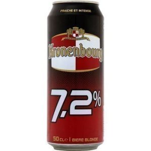 KRONENBOURG ; Bière rouge 7,2% 50 cl