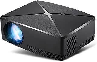 LZHYA Vidéoprojecteurs, Portable Multimédia Home Cinéma Retroprojecteur, Full Projecteur Home Cinéma Compatible, 1280 * 720Dpi, Wi-FI, 40~120 Pouces, Installez L’application