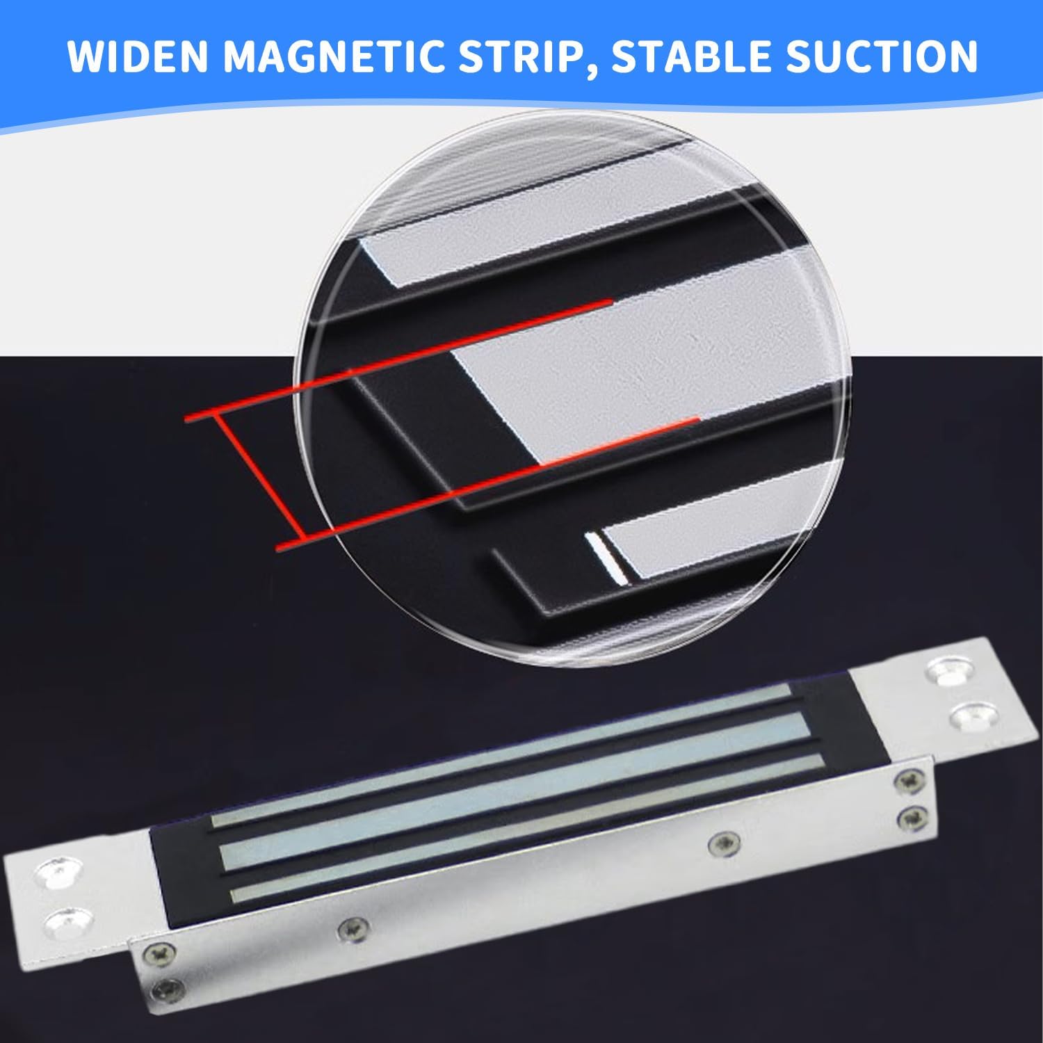 Serrure a ventouse électromagnétique pour porte – Image 2