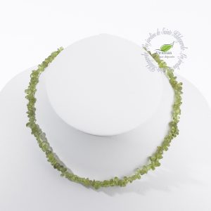 CHRYSOLITHE VERTE COLLIER PETITES PIERRE
