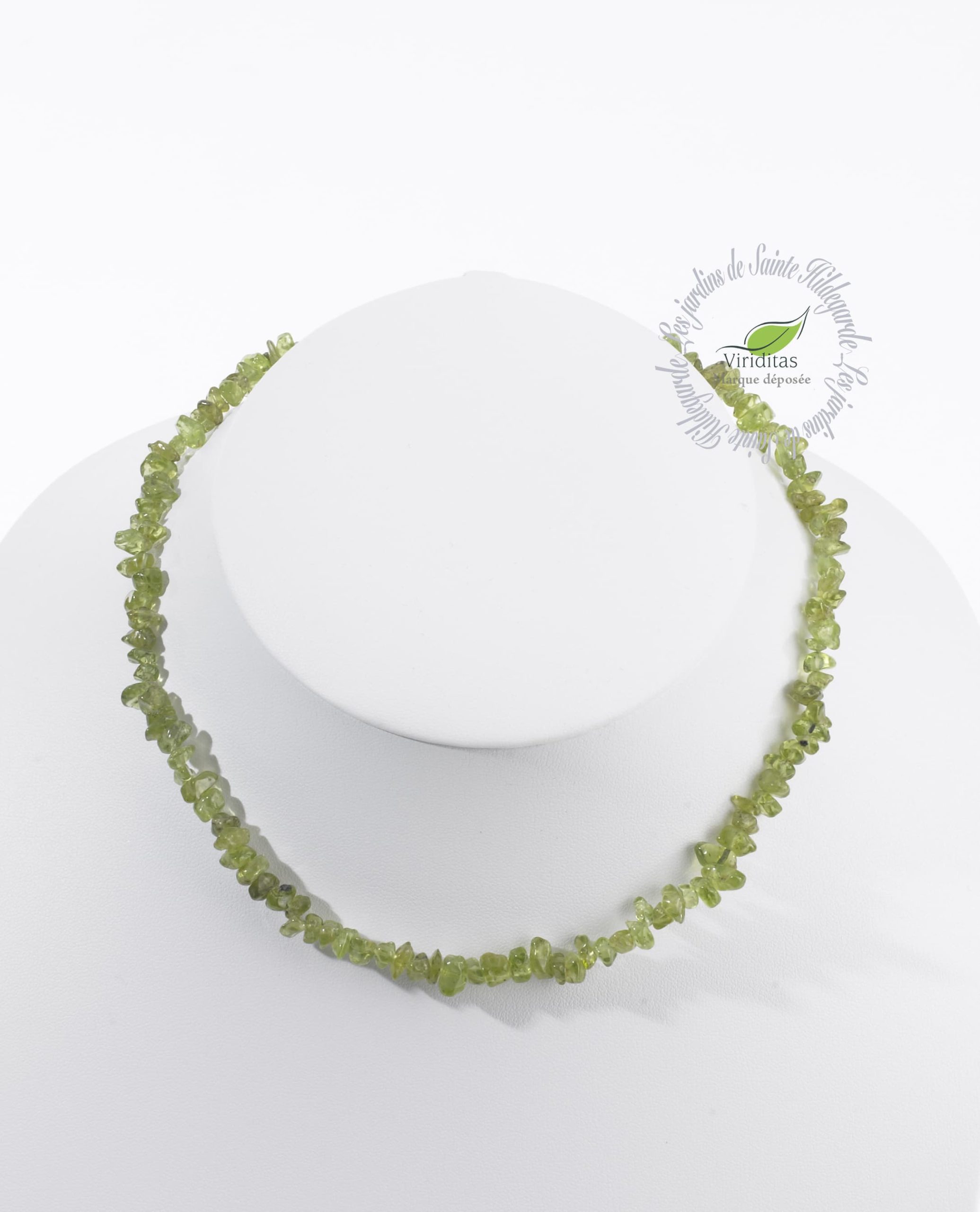 CHRYSOLITHE VERTE COLLIER PETITES PIERRE