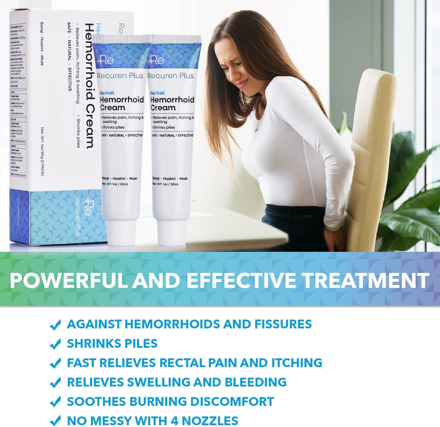 Traitement des hémorroïdes, crème naturelle – Image 2