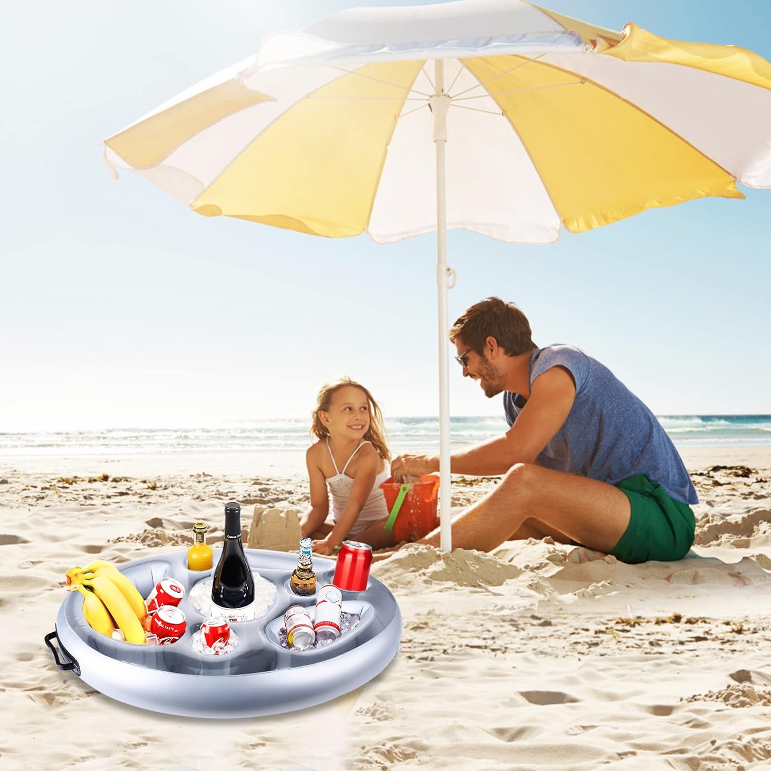 Bar de piscine Ulikey, porte-boissons et collations 2 en 1 – Image 7