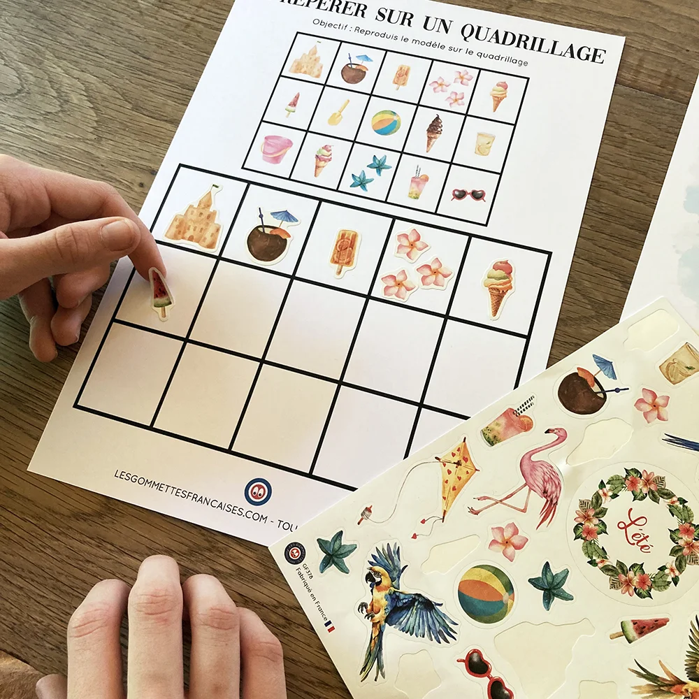 Fichier d’activités de l’été avec gommettes – Version imprimé – Image 9