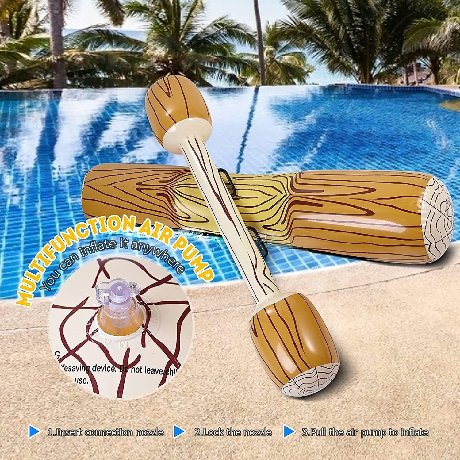 Jouet de piscine gonflable – radeau de bataille – Image 7