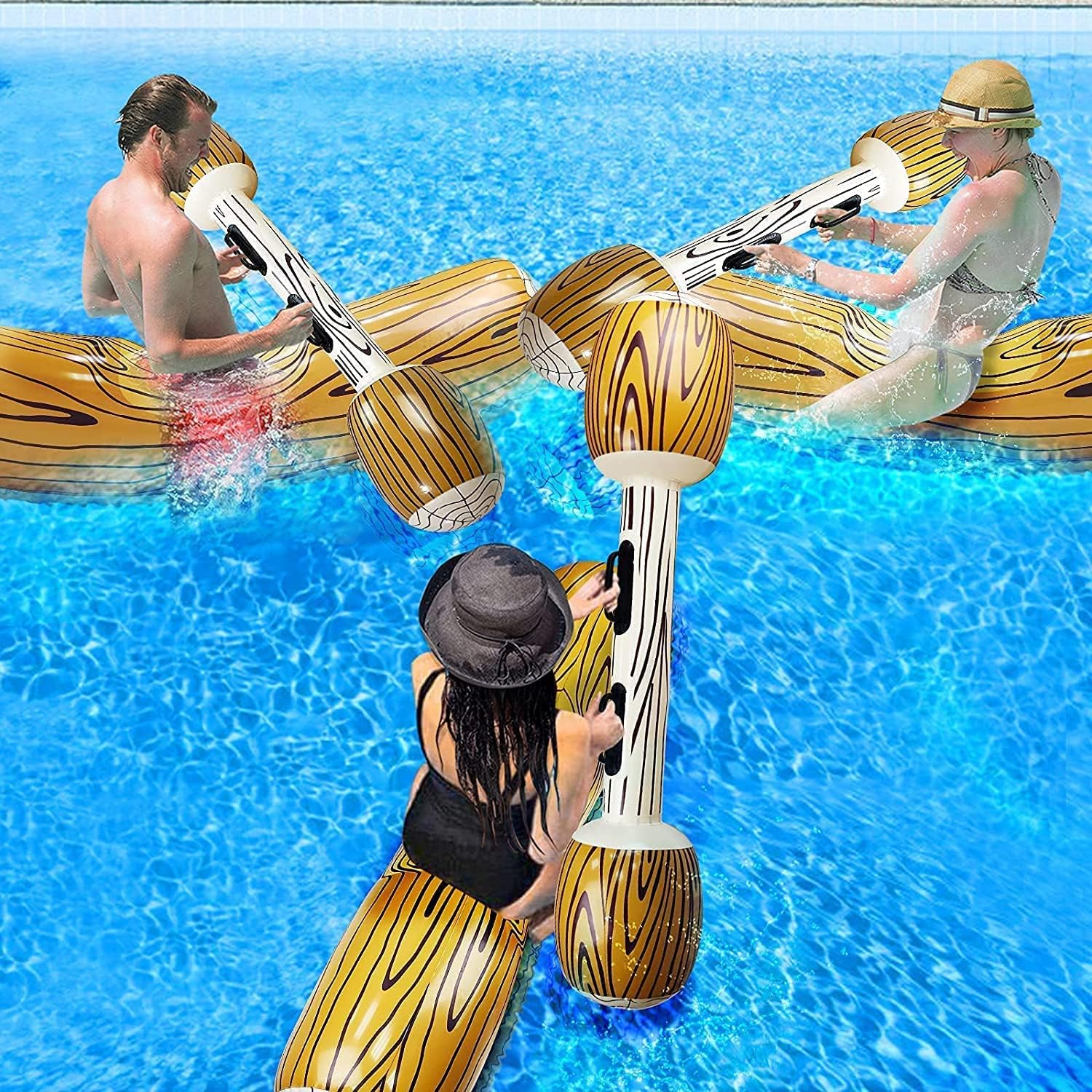 Jouet de piscine gonflable – radeau de bataille – Image 4