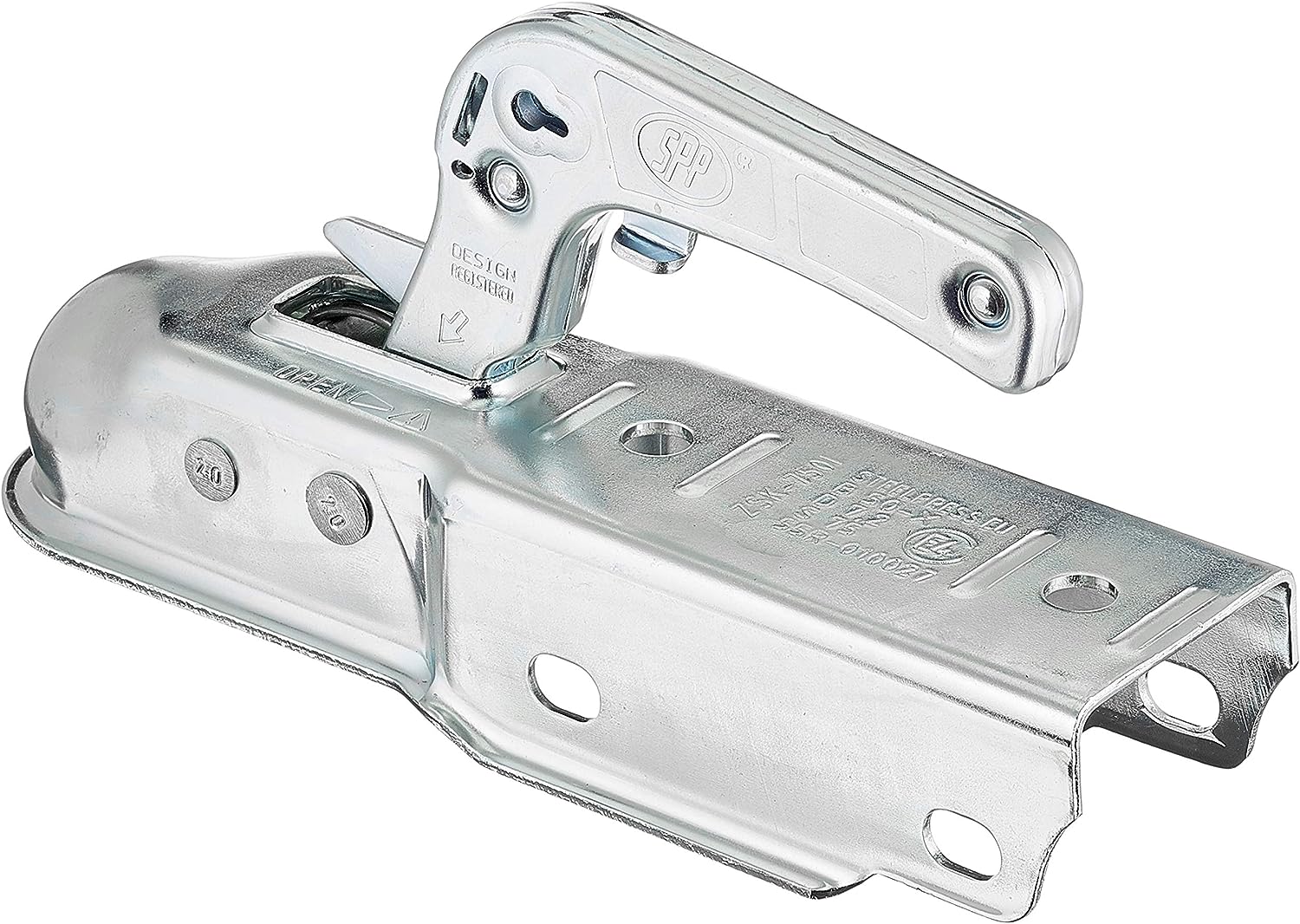 Attelage de remorque carré de 60 mm