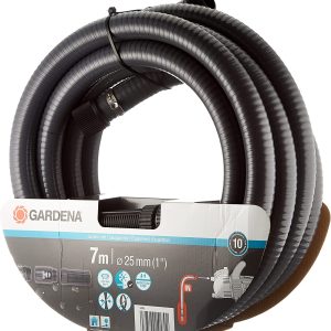 Tuyau d’aspiration robuste pour raccordement à une pompe 25 mm