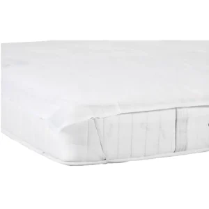 Alèse jetable lit 2 personne PLP non tissé blanc 140 x 190 cm par 100