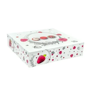 Boite pâtissière Morgan carton colorée 33 x 5 cm par 25