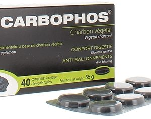 Carbophos 400mg charbon végétal comprimé