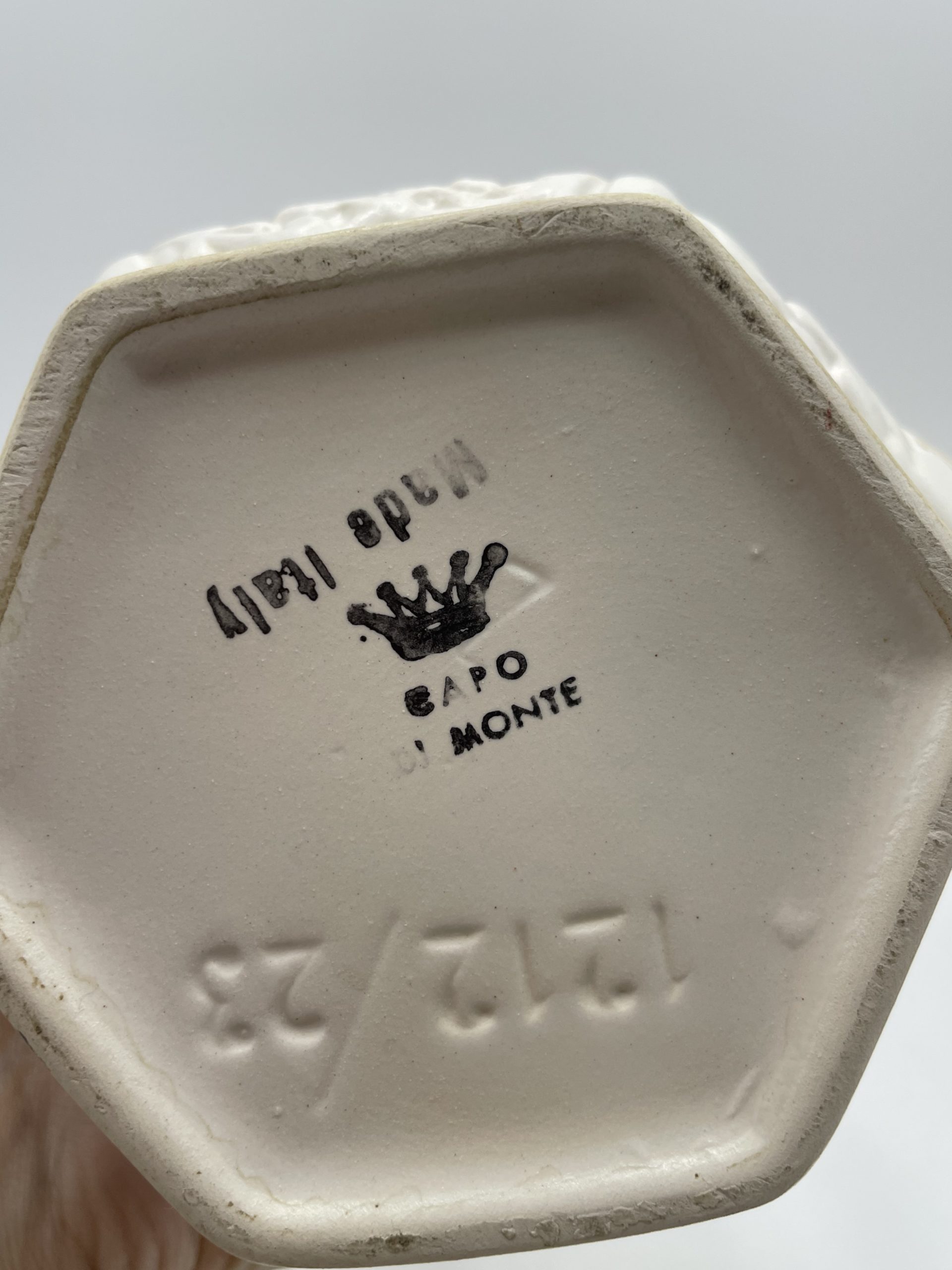 Duo théière et cafetière porcelaine Capodimonte – Image 5