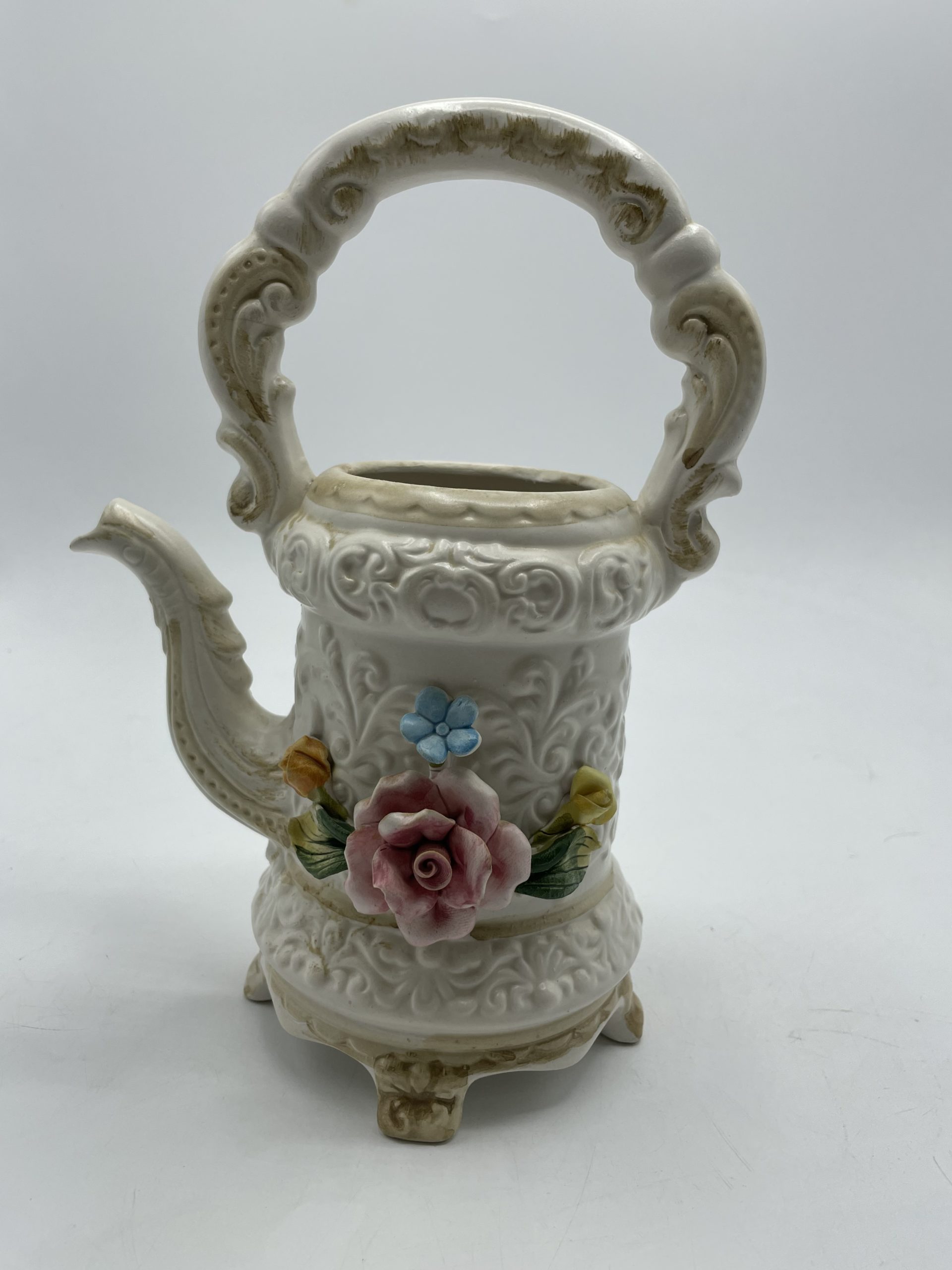 Duo théière et cafetière porcelaine Capodimonte – Image 4