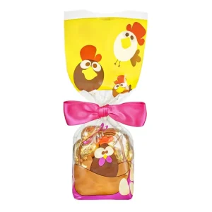 Sachet bonbon fond carton « Cocotte » 120 x 260 mm par 100