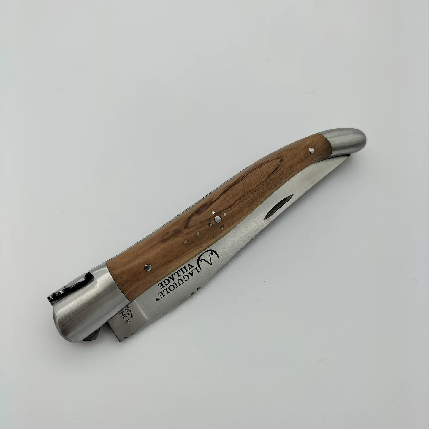 Couteau Pliant Laguiole Village 12cm Olivier – Image 4