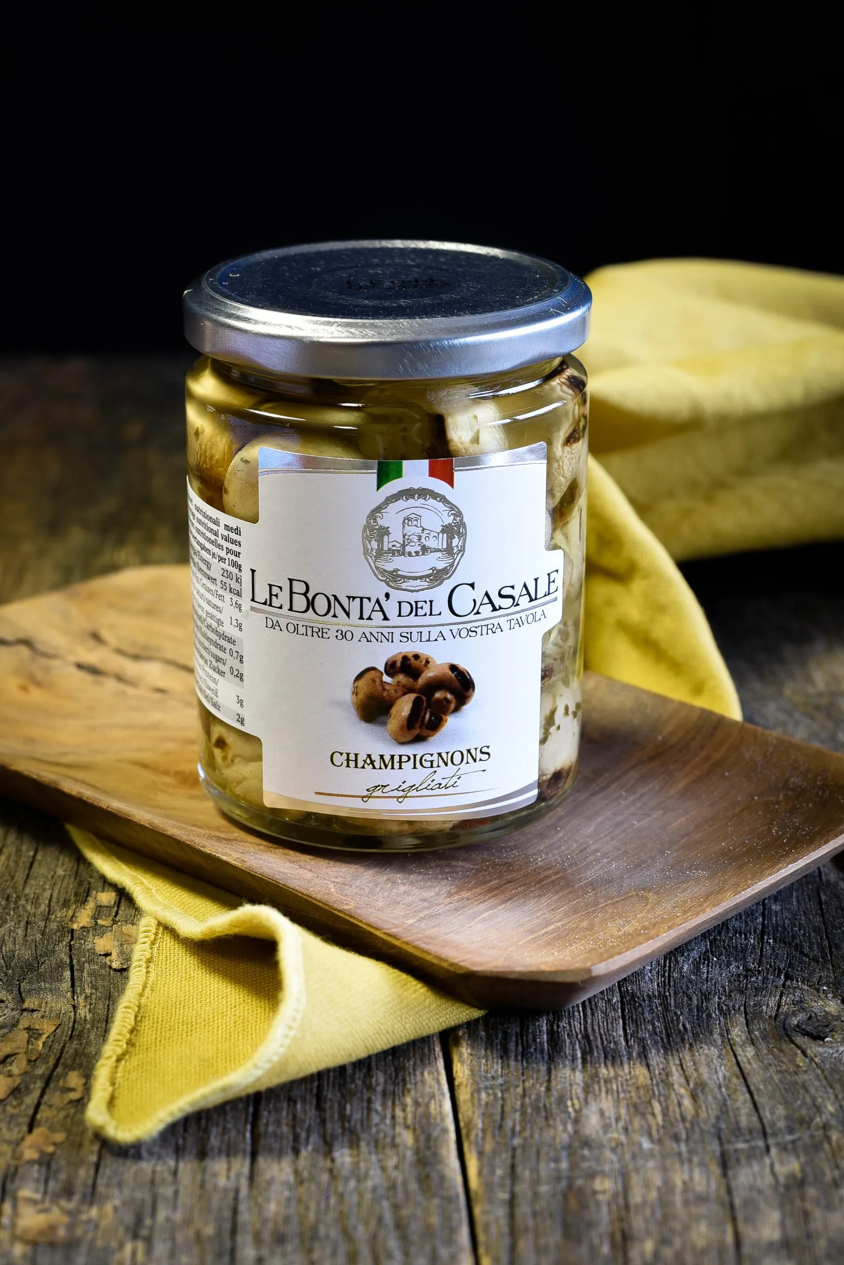 Champignons dans l’huile (280g)