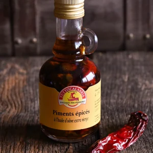 Huile d’olive extra vierge au piment (190g)