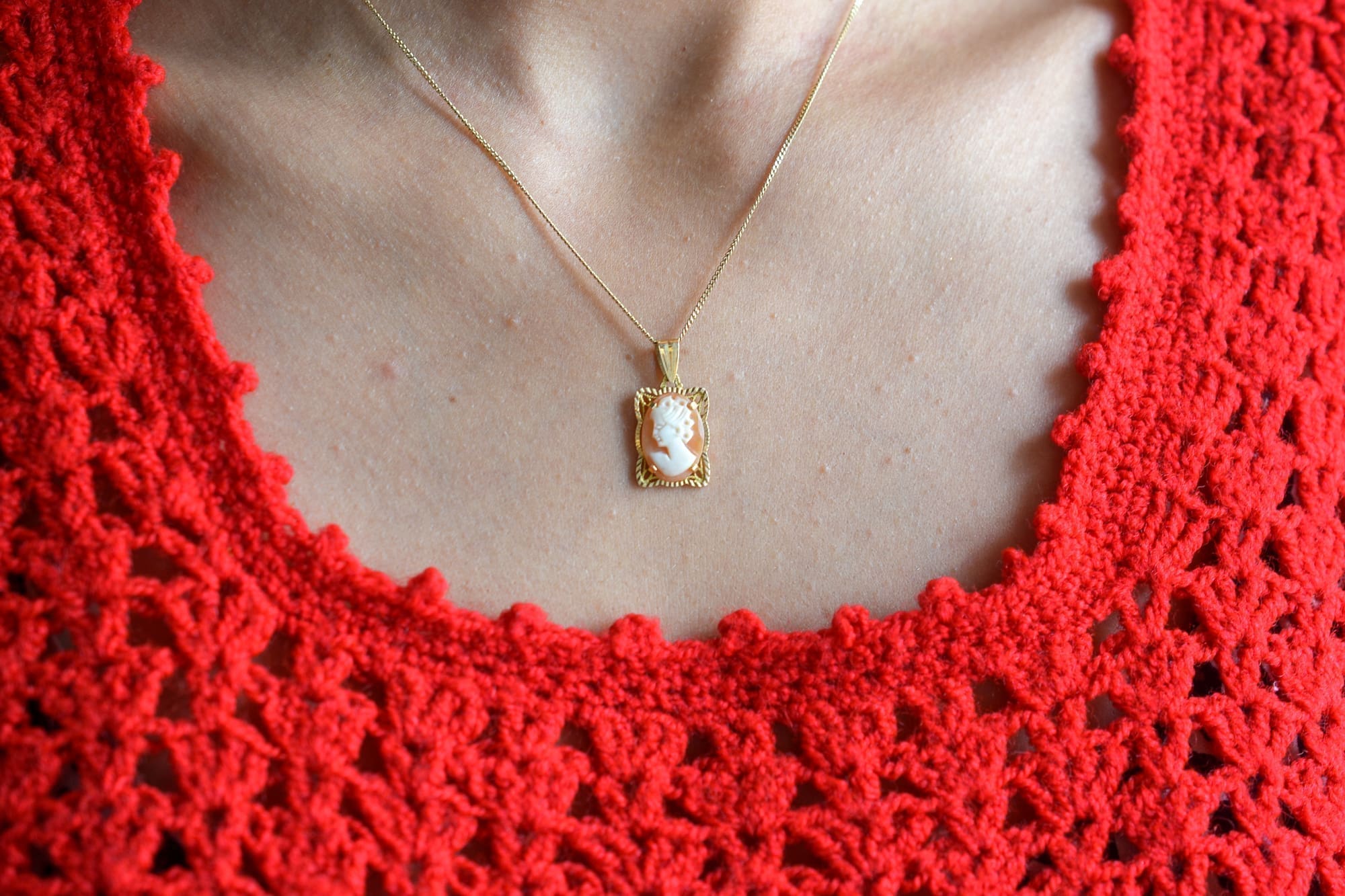 Pendentif Camée monture facettée – Image 5