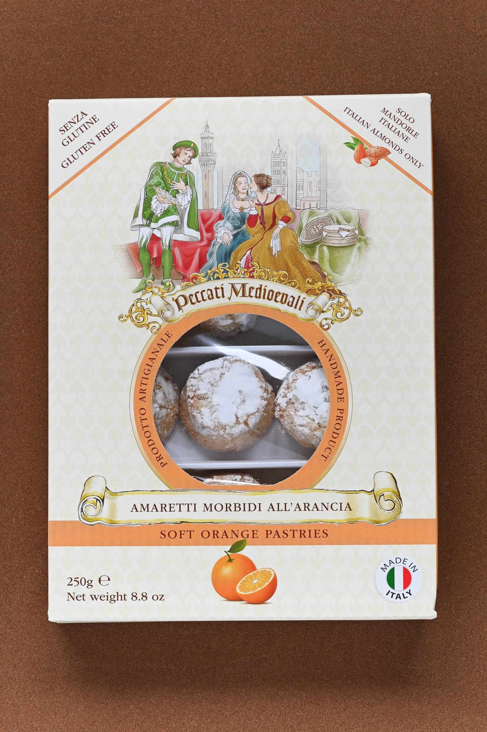 Biscuits amaretti morbidi à l’orange (250g)