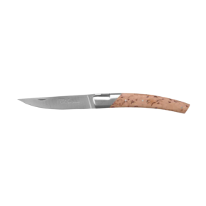 Couteau pliant Le Thiers® Ressort forgé 12 cm, manche en Bouleau – Goyon Chazeau