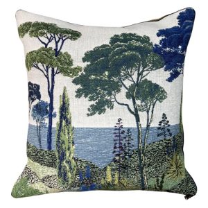 Coussin Parc Azur – IOSIS x Yves Delorme Paris