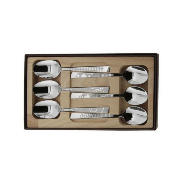 Coffret 6 cuillères à café Le Thiers® “Décors Maison” – Roger Orfèvre