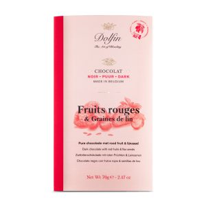 Tablette noir – Fruits rouges & Graines de lin