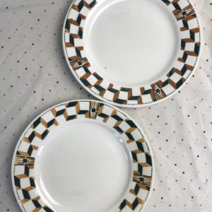 Duo d’assiettes St Amand collection « 655 »