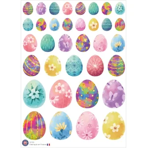 35 gommettes Oeufs de Pâques
