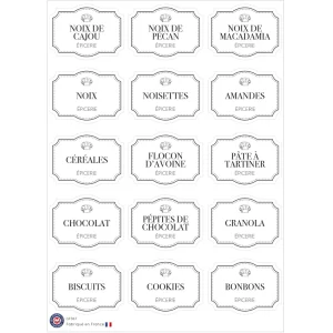 15 stickers vintage produits alimentaires 3