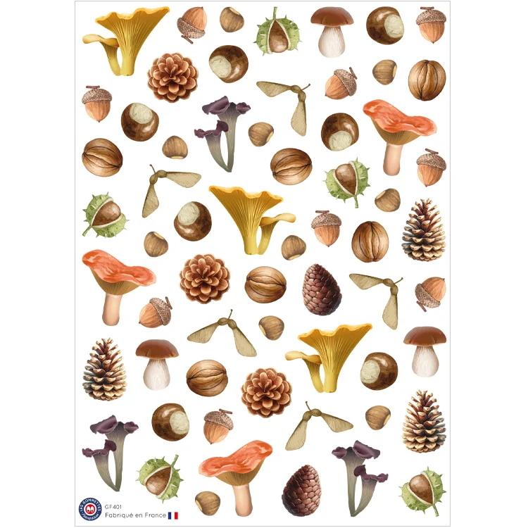 62 stickers trésors d’automne