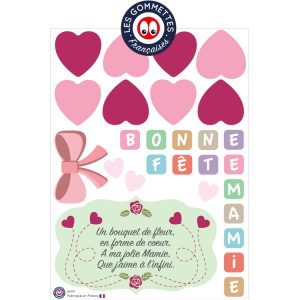 27 gommettes Fête des Grands Mères