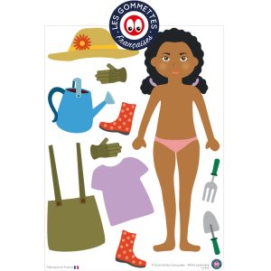 Petite Jardinière métisse à habiller