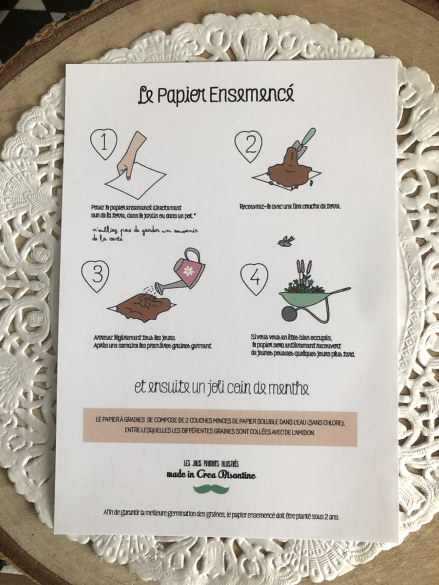 Carte à planter : anniversaire, 20 ans depuis très longtemps ( graines de menthe ) – Image 3