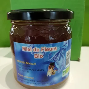 Miel de fleurs bio 500g