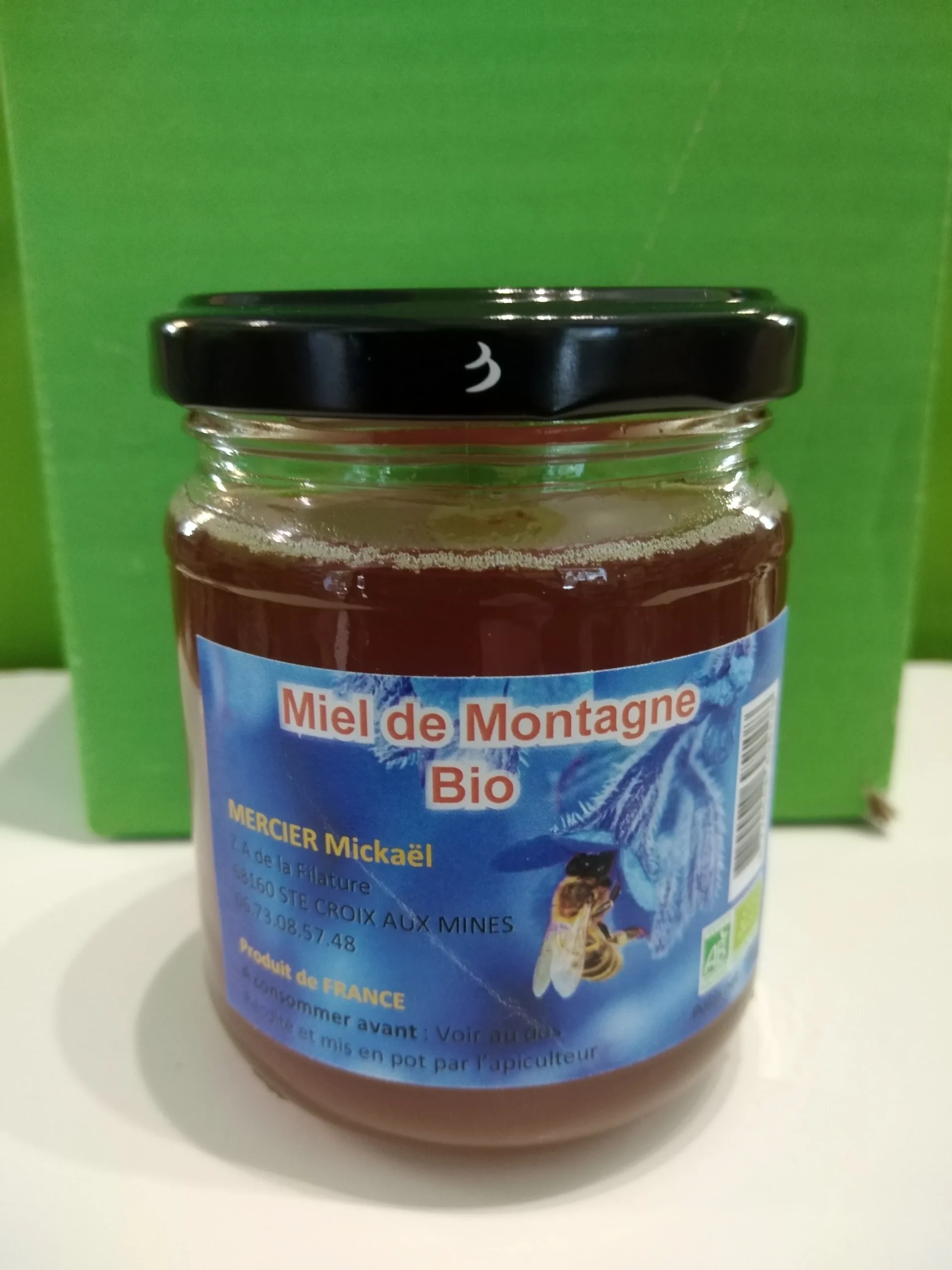 Miel de montagne bio 250g