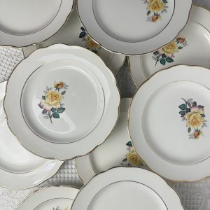 Ensemble 13 assiettes anciennes Gien Gardanne