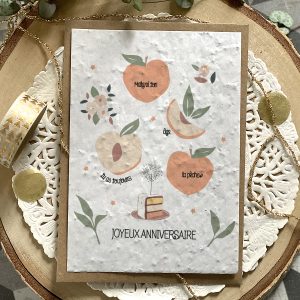 Carte à planter : Tu as toujours la pêche