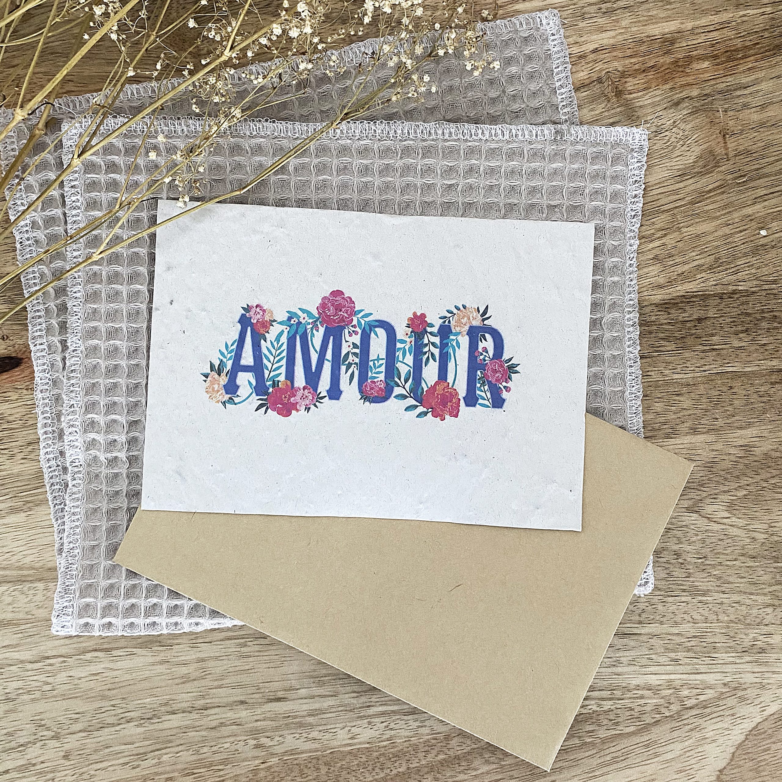 Carte ensemencée à planter – Amour